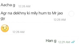 Chatting with crush