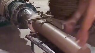 Настоящее производство горшков.