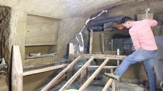 Выкапывает Яму в Горе и Превращает ее В Удивительную Квартиру