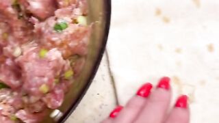 Ленивый пирог с мясом