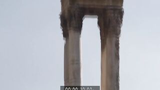 Ливан, древний Аджар. Руины города римской империи.