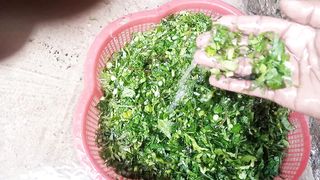 Recipe for chopping fresh greeng part15