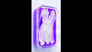 Purple Pigment Mixing into Slime #slime #pigment