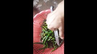 Recipe for chopping fresh greeng part19