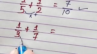 How to calculate Fractions Fast add multiply Divide Maths trick.