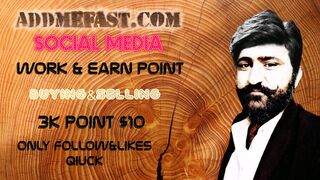 How to earning Addmefast.com earn points and buying&selling in playerup socail media work