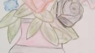 My Sketchbook Tour Short Video I Let's See My Sketchbook Drawing I My Sketchbook Ideas