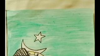 Drawing and Wall Painting(HANDSKILL)???????? Pakistan Zindabad