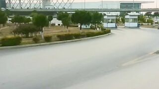 Sunset at Islamabad Airport