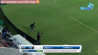 Hazratullah zazai 160 runs vs Ireland  | Afghanistan vs ireland t20 cricket match | #cricket #sports