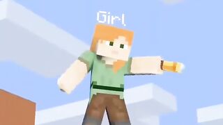 How Boys And Girls Go Down???? #shorts #minecraft #viral