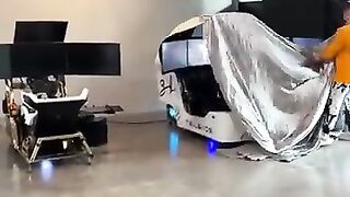 CAR RACING SETUP AT HOME  FOR CAR RACING CRAZY LOVERS