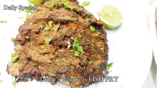CHATPATI FISH FRY | SPICY MASALA FISH FRY | TASTY FISH FRY RECIPE | Daliy Special