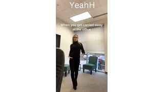 At the office Dancing