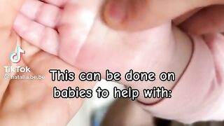 Exercise for newborn baby.