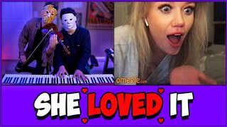 Playing music on Omegle ???? Amazing reaction cute girl's ❤️❤️
