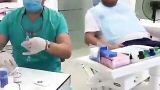Funny Dentist | Scared man