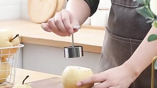Apple Corer Gadget 304 Stainless Steel Digging Pear Core Artifact Kitchen Gadgets Coring Tool Tools Dining Bar Home Garden-