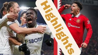 Manchester United vs Leeds United Highlights - Highlights of the Premier League Game