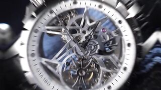 OBLVLO Luxury Sport Men Skeleton Automatical Watch Mechanical Calfskin Strap Pin Buckle Sapphire Waterproof Clock Dial 46mm RM-S