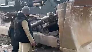 Caterpillar Dozer Engine Heatup