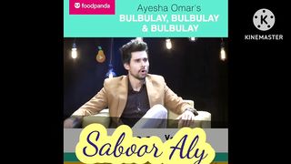 Saboor Aly in Tabish show
