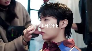 J HOPE  AT THE MEN LOUIS VITTON