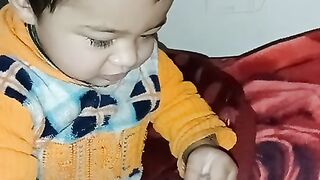 Baby beautiful talking USA baby