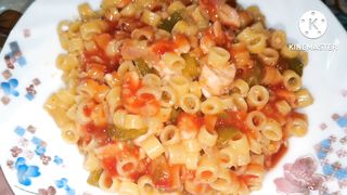 How_to_make_chicken_macaroni_easy_and_quick_recipe_Desi_chicken_macaroni_restaurant_style(720p).