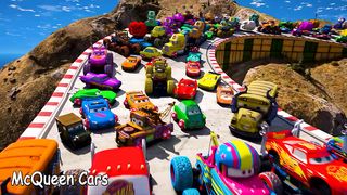 Cars 3 Crazy McQueen 8x8 Monster Truck Miss Fritter Mack Fabulous Axler Dinoco Professor Racing Toys