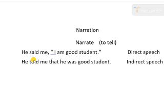 Narration reporting speech reported speech reported verb reporting verb