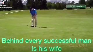 Behind every succeessful man is his wife