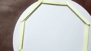 ice cream sticks craft |wall hanging frame|