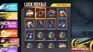 SPIN NEW ROYALE ???? GET GOLD CAR SKIN ???? ANIMATION EMOTE ???? FREE FIRE