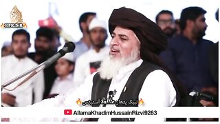 Khadim hussain rizvi latest bayan