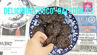 No Bake Delicious Choco - Oat Cookies By Humpanch