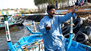 Mangroves fishing! bottam fishing! Karachi fishing rehri goat se chenai wali