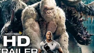 RAMPAGE Movie Clip George vs Giant Crocodile (2018) Dwayne Johnson Monster Movie Trailer HD