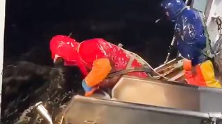 Fishing big fish in the sea ️