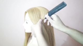 Curly wedding hairstyle for girls