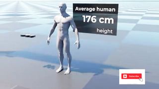 Tallest statue size animation 3d