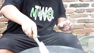 Hacer una taza para beber agua.