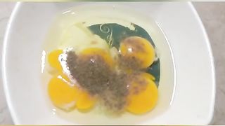 Egg Strips Fry -Egg Recipe