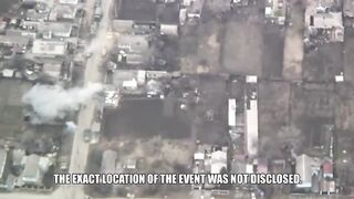Ukraine War - Surveillance Drone Records Strikes On Russian Military Vehicles