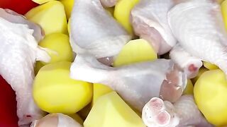 Картошка с курицей