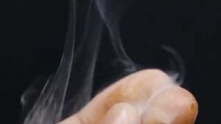 smoking finger magic trik