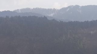 Snow covered hills