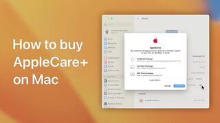 How to buy AppleCare+ on Mac | Apple Support