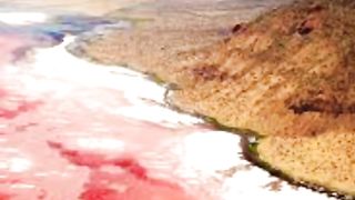 Tanzania's beautiful and deadly red lake