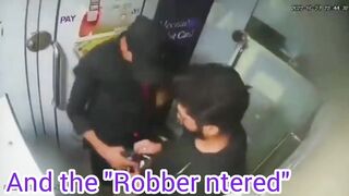 The police caught the robbers red-handed